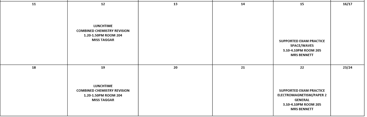 SciencePb's tweet photo. Science revision sessions for the next two weeks @PlantbrkSchool https://t.co/u5UCX4sxAg