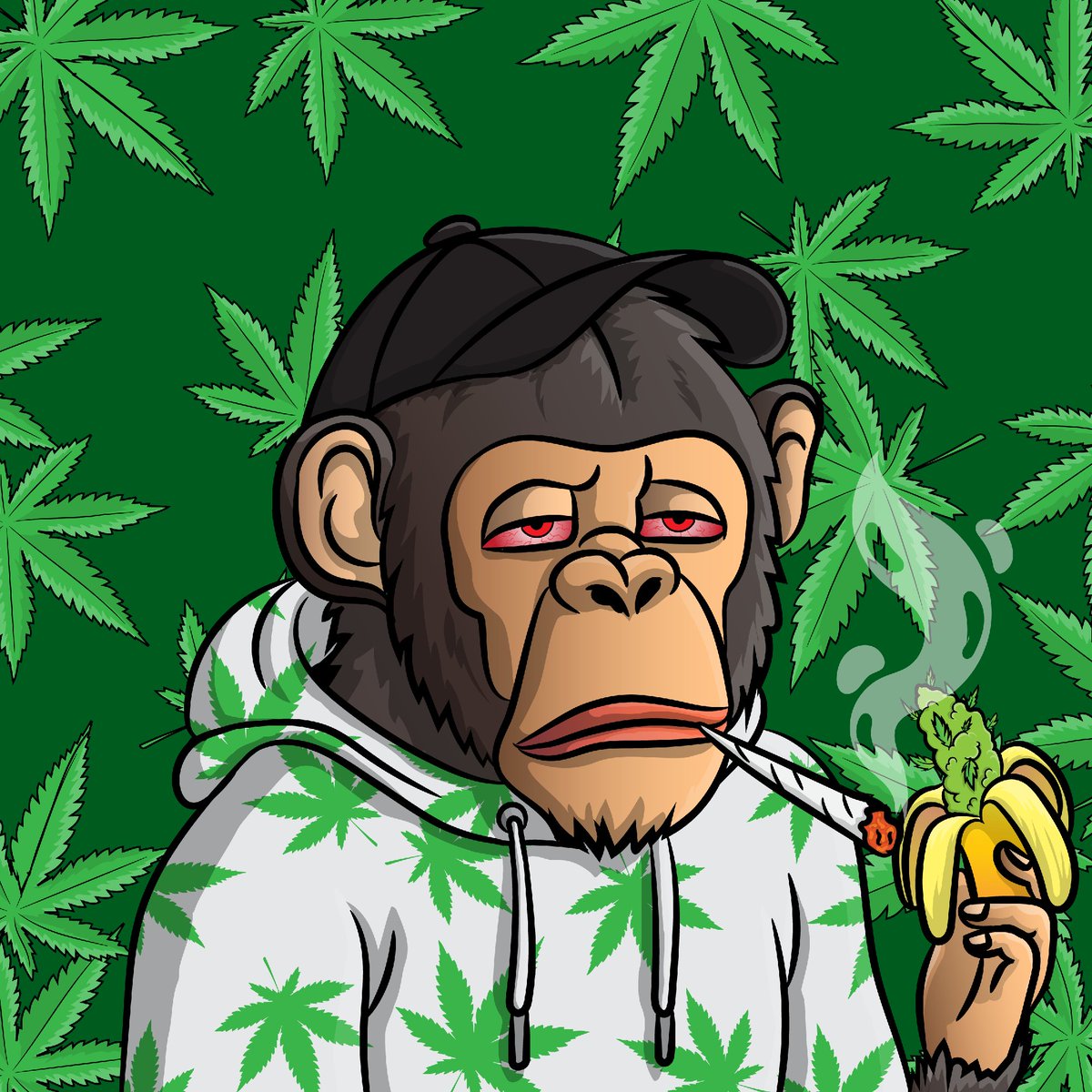 🌄GOOD MORNING CHIMPS 🌄 

Start your week off the right way with WAKE &amp; BAKE 💨

#XRP #XRPL #NFTs