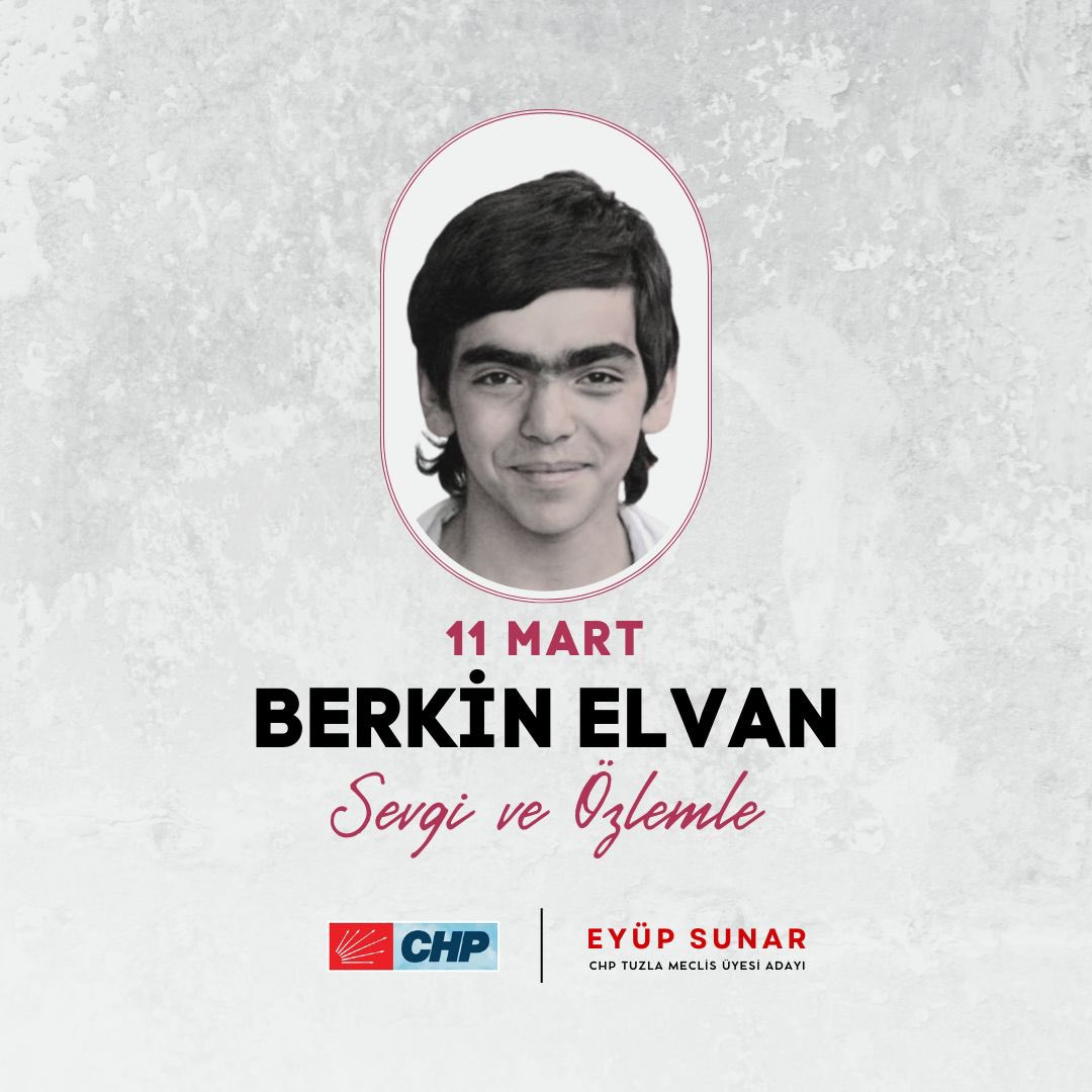 "11 Mart'ta, Berkin Elvan'ı sevgi ve özlemle anıyoruz."