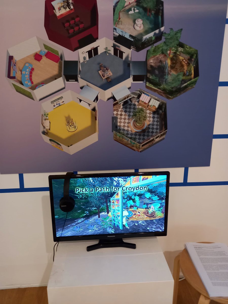 Swarm_Dynamics's tweet image. Part of our Pick a Path for Croydon immersive experience is back - now @ South Norwood Library! VR arts making community engagement visceral - fairer greener futures. Free VR headset exp. + films of local heroes, Tues + Fri&apos;s till May @CroydonLibs @Turf_Projects @NwoodJunkAction