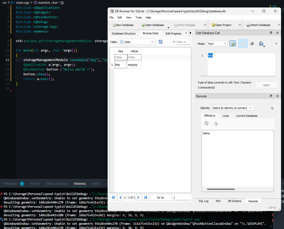 victorevolves's tweet image. it works!

#cpp #sqlite3