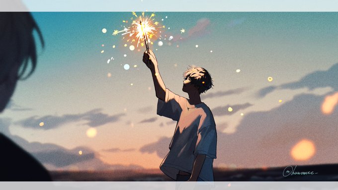 「sparkler」 illustration images(Latest｜RT&Fav:50)