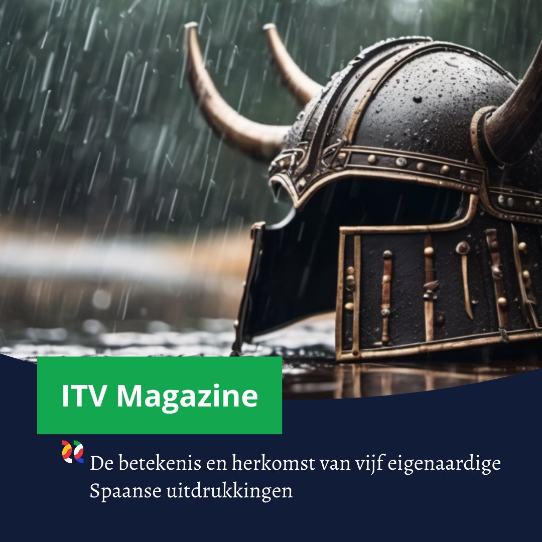 Ken jij de betekenis en ontstaansgeschiedenis van deze vijf uitdrukkingen al?👉 magazine.itv-hogeschool.nl/2023/12/de-bet…

#Talen #Vertalen #Tolken #ITVMagazine