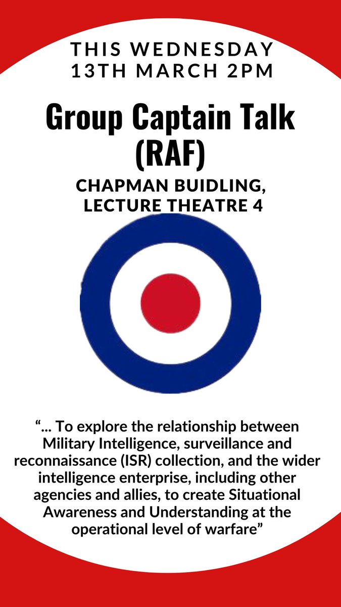 This Wednesday is set to be a very interesting one … another talk not to be missed! #pchatsalford #History #Politics #RAF