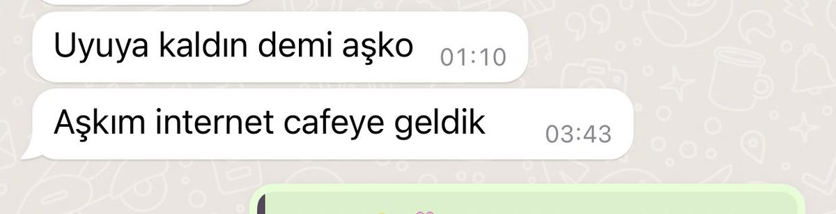 Şöyle bir mesajla uyandım kızlar erkolar bi acayip