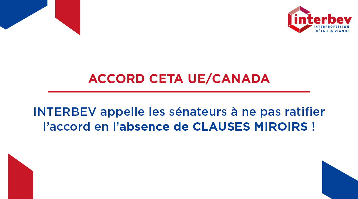 📢 Le 21 mars prochain est une date clé. 
Lors du #SIA2024, les sénateurs de toutes tendances politiques ont reconnu l'importance de protéger notre agriculture de la concurrence déloyale. 

Face à cette unanimité, INTERBEV demande une véritable cohérence de leur part : il est