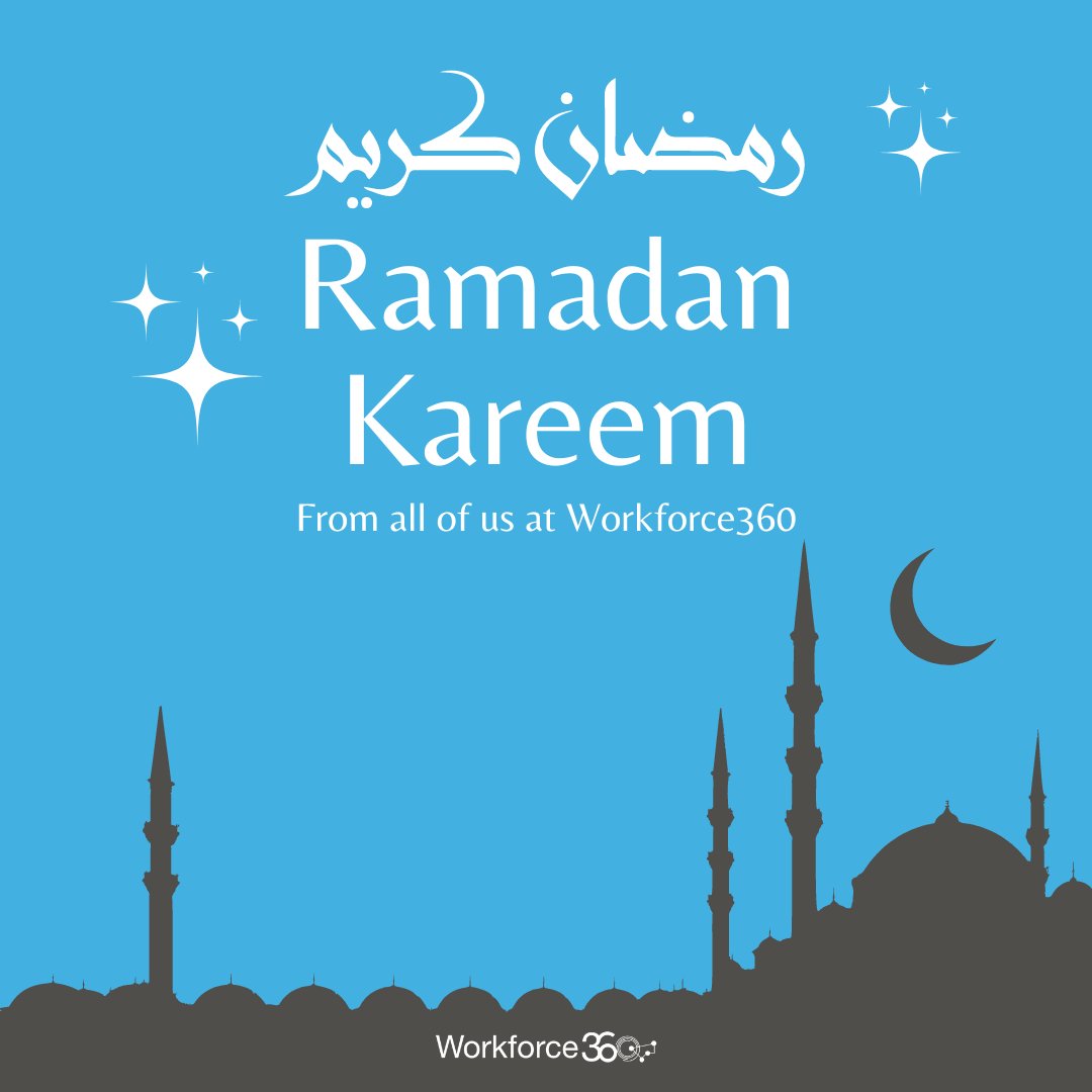 May this month inspire us all towards greater kindness and unity. Wishing you and your loved ones peace, joy, and prosperity. Ramadan Kareem!
#ramadan2024 #workforce360