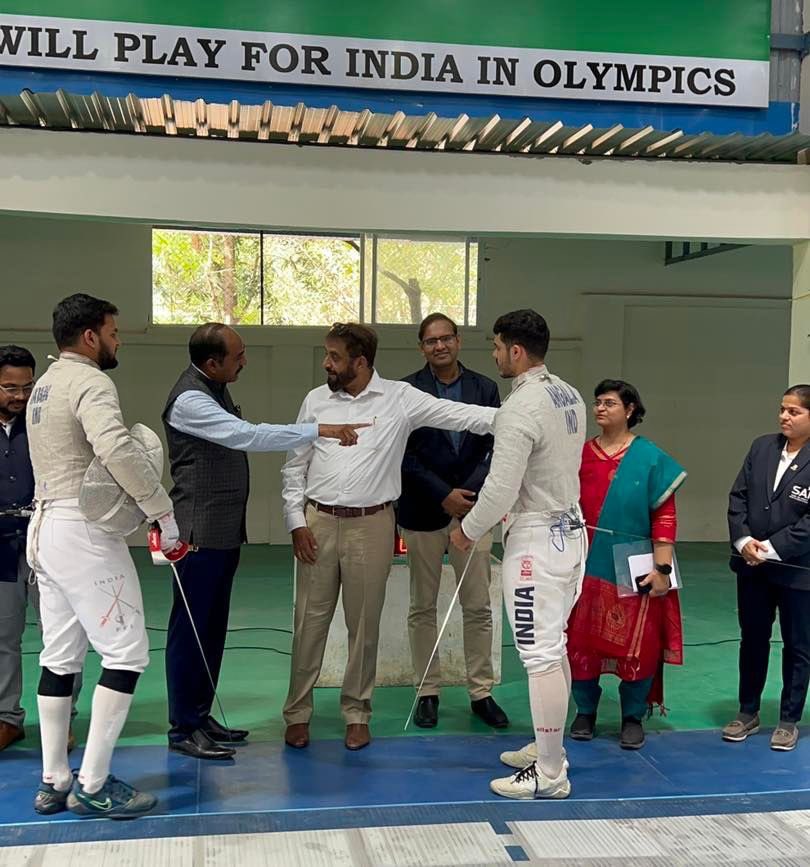 Inauguration of 300 bed hostel and fencing hall at @D_Sai_HQ Sports Authority of India (SAI) centre at Dr Babasaheb Ambedkar University campus was to take place at 11 am on Monday. Union sports minister Anurag Thakur was to inaugurate it virtually from Delhi. Our union minister