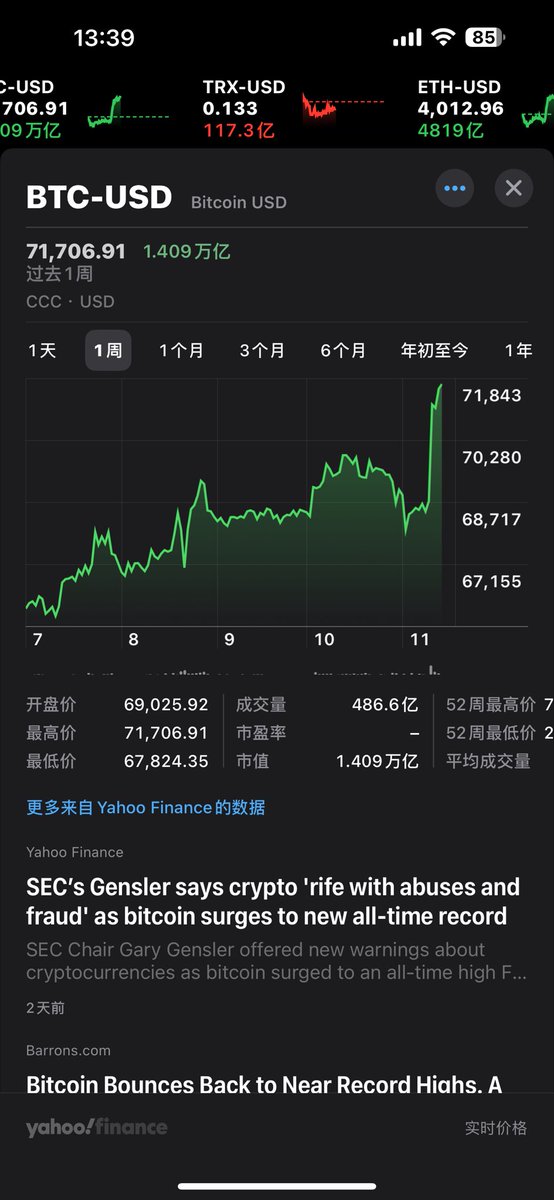 chrh_c's tweet photo. 比特币7w了  我5个比特币 被冻结也已经一年了。  在币安……没有任何解释。现金进去的u。 然后现在没有任何解释。钱没了。 币安冻结。币安限制。 币安不处理。 客服一直敷衍 https://t.co/kwUH0LbgIL