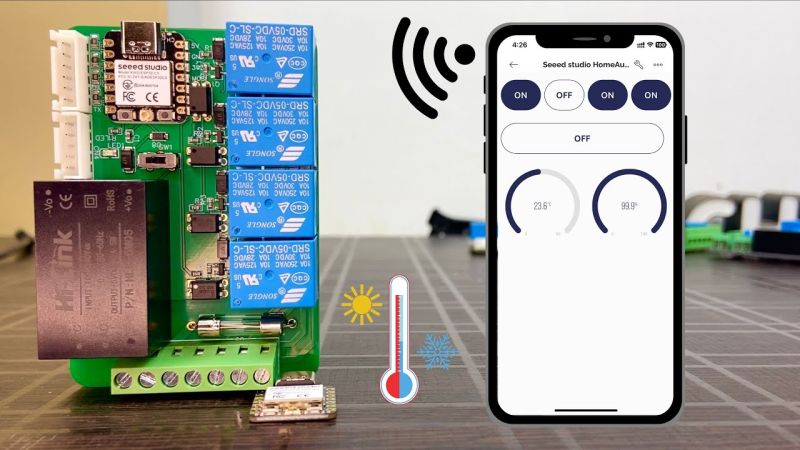 4 Node Home-Automation System Using Smallest ESP32-XIAO ESP32-C3 | Temperature,Humidity &amp; Manual 🤳🏻
This state-of-the-art home automation system gives users the flexibility to manage up to four appliances via a #smartphone app 📱 , providing local and global practicality.
