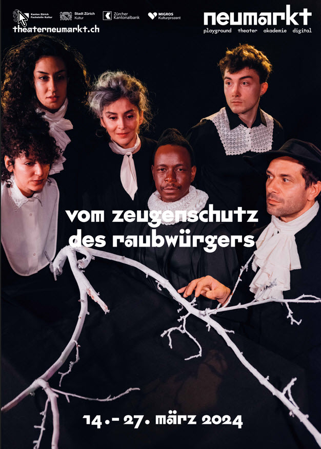 Am Theater am Neumarkt in Zürich wird "Vom Zeugenschutz des Raubmörders"  gespielt. Bin gespannt wie Theatermacher das Thema Grundrechte und  Rechtspersönlichkeit für Naturpersonen umsetzen.  theaterneumarkt.ch/kalender/vom-z…