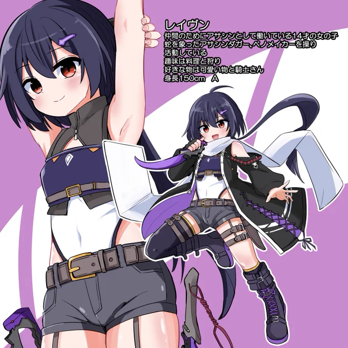 Skebありがとうございました!!彼女の名はレイヴン仲間のために働くアサシンである 