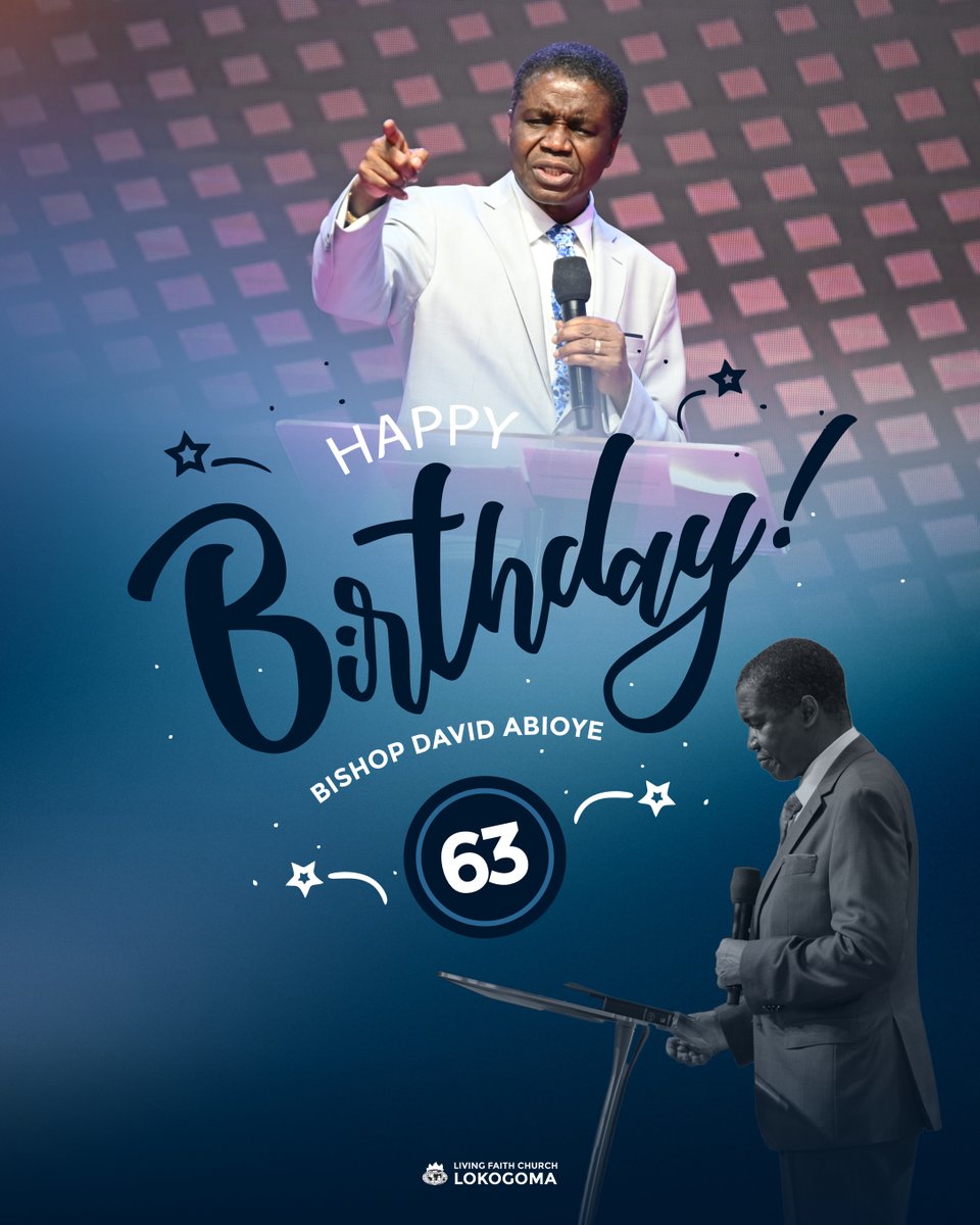 Today, we celebrate a man filled with God's presence, a father, a mentor and a leader.
To a man of God who has impacted so many lives positively with words of wisdom, we wish you many more years of God's goodness and mercies.
Happy Birthday Sir
#BishopDavidAbioye
#lfclokogoma