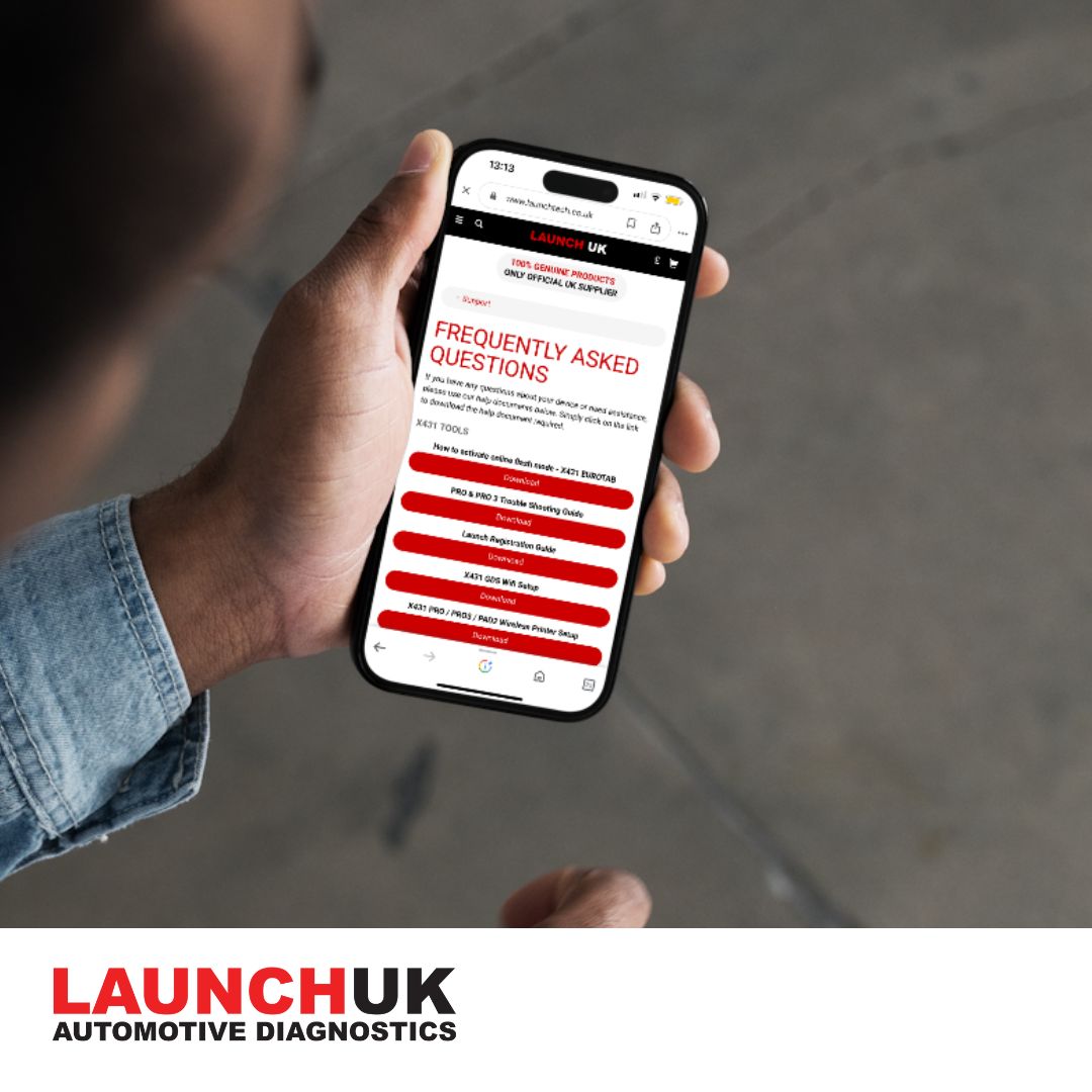 Have a general question about your device or need assistance? We’ve got you covered 🤝 You can download a FREE document on your specific area. Click here to see all of the documents: launchtech.co.uk/support/faq/ #LaunchUK #Support #Diagnostics #FAQ