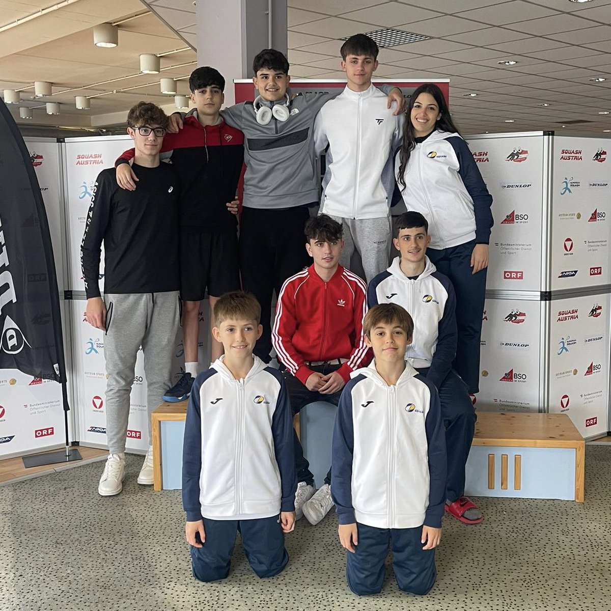 𝗔𝗨𝗦𝗧𝗥𝗜𝗔𝗡 𝗝𝗨𝗡𝗜𝗢𝗥 𝗢𝗣𝗘𝗡 𝟮𝟬𝟮𝟰 🇦🇹 ¡ Rafael Rodríguez 🥉 en sub 13 ! ¡ Alex Boni 🥉 en sub 17 ! ¡ Adrián Revert 🥈 y Marc Altarriba 🥉 en sub 19 ! Enhorabuena ! #SquashSpain #SquashEsp