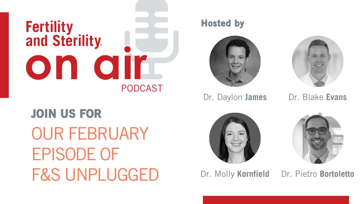 This month's F&S Unplugged episode is now live! Join us as we review articles from F&S Reports, Reviews, and Science Download here 👇 fertilityandsterilityonair.libsyn.com/2024/03