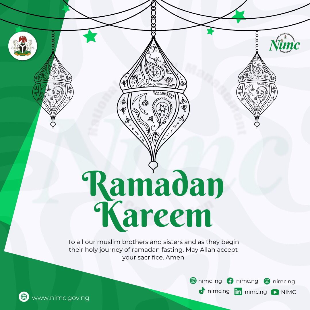 Ramadan Kareem to all the Muslim Faithfuls.