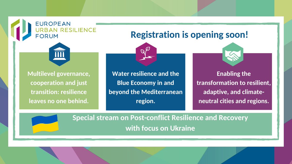 On top of our Three Thematic Streams at #EURESFO24 we will have a Special Focus Stream💡 Join us to Explore 'The Roadmap from Humanitarian Response to Post-conflict Resilience and Recovery' with a special focus on #Ukraine 🇺🇦🕊️