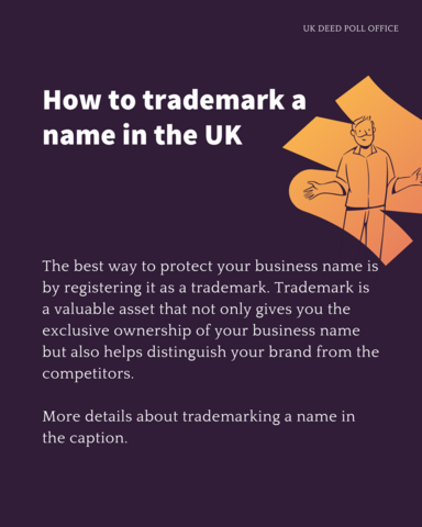 ukdeedpoll_'s tweet photo. Considering trademarking your business name in the UK? 

It safeguards against others using it, preserving your brand reputation. 

Not all names qualify; they must meet WIPO criteria. 

Once registered with UKIPO, use ® symbol.

Get full information here: https://t.co/HbLE0fs0P6 https://t.co/lVZRWKQo7g