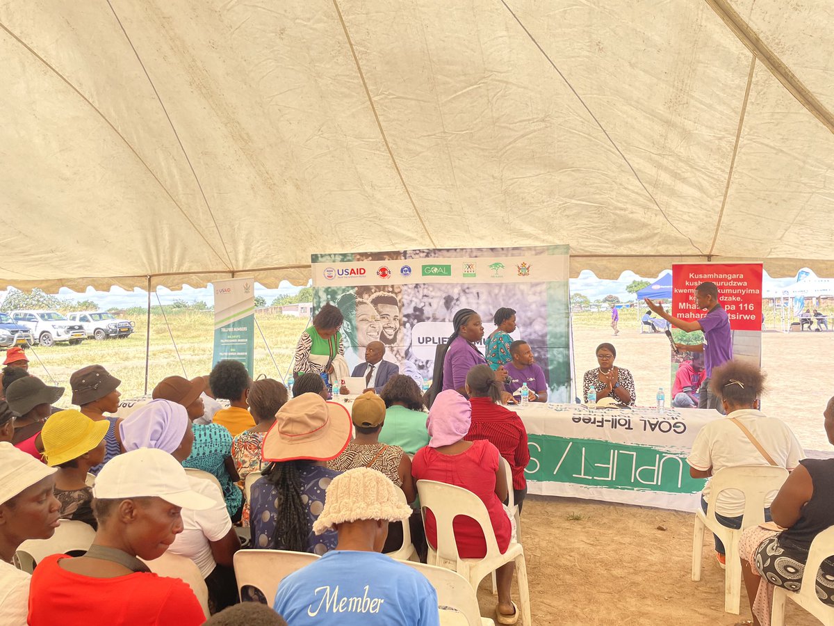 Happening now! The @Usaidzimbabwe funded UPLIFT project is commemorating the International Women’s Day together with communities and stakeholders in Hopley. Join us as we rally behind the call to: Invest in Women: Accelerate Progress.