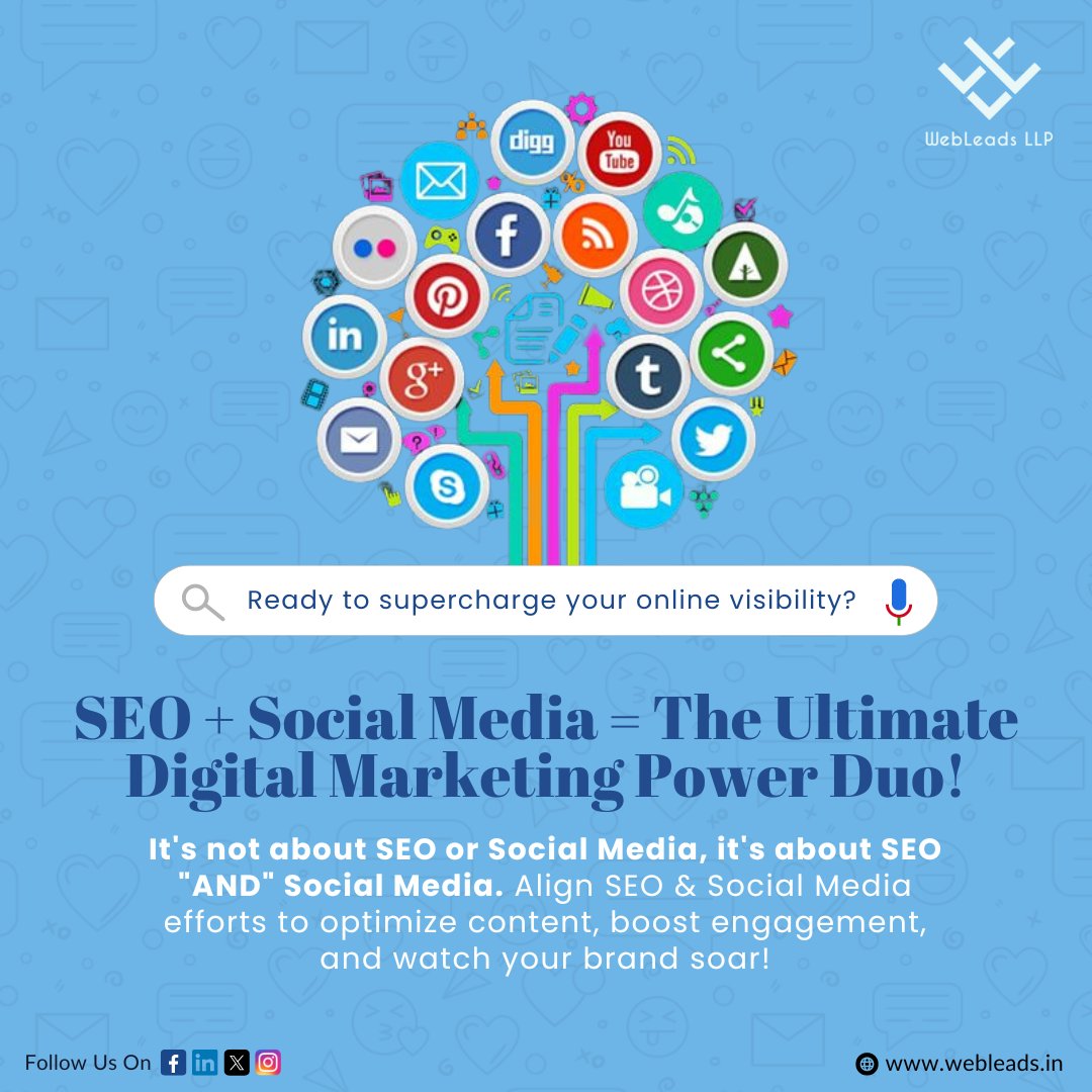 WebLeads_'s tweet photo. Tired of being invisible online? SEO + SMM is the key to dominating the digital space! This dynamic duo can skyrocket your website traffic & build a thriving online community. DM us today!
#SEO #SMM #WebLeadsLLP #DigitalMarketing #Marketing #Webleads https://t.co/HIQQGZqSN7