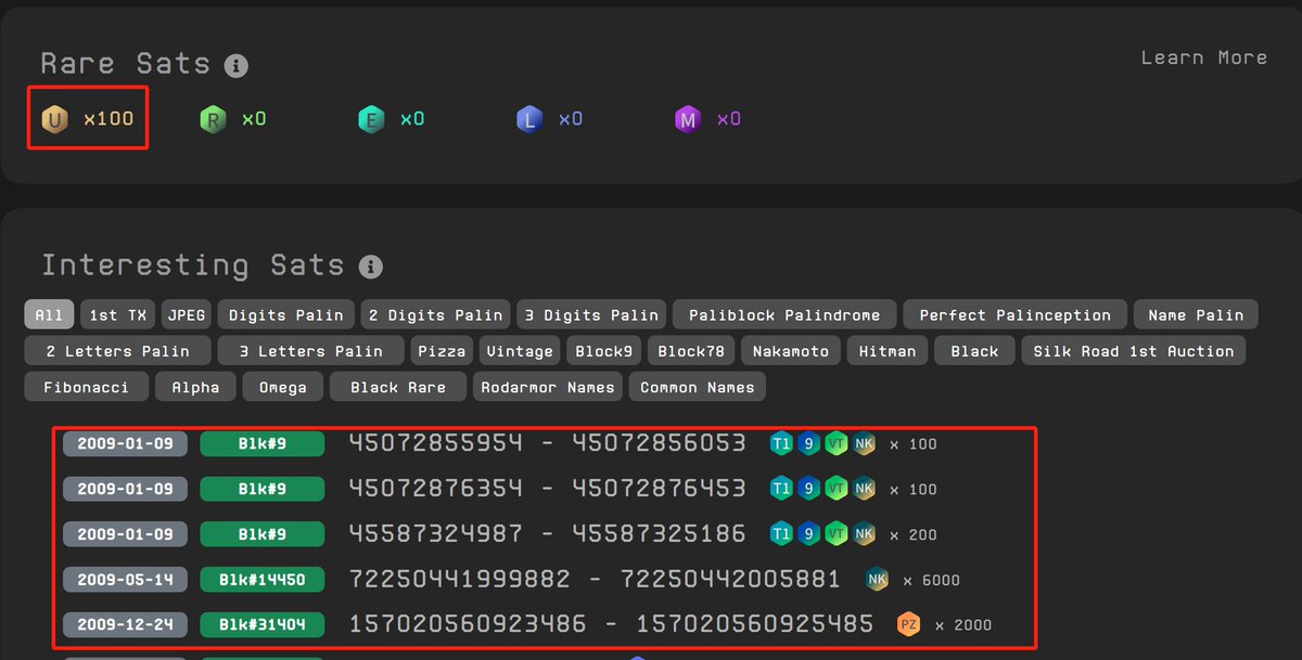 RareSats coming into Merlin! (mempool.space/zh/address/bc1…)
All will be given to people who staked Bitmaps before. 100% Free. Shout out to <a href="/rayna_sating/">raynar.sats | sating.io</a> <a href="/satingio/">Sating.io</a> for the help.
What happens if we combine RareSats &amp; Bitmap, in awesome ways?

🎁 Uncommon Sats 💎 * 3
RT, Like &amp; Follow