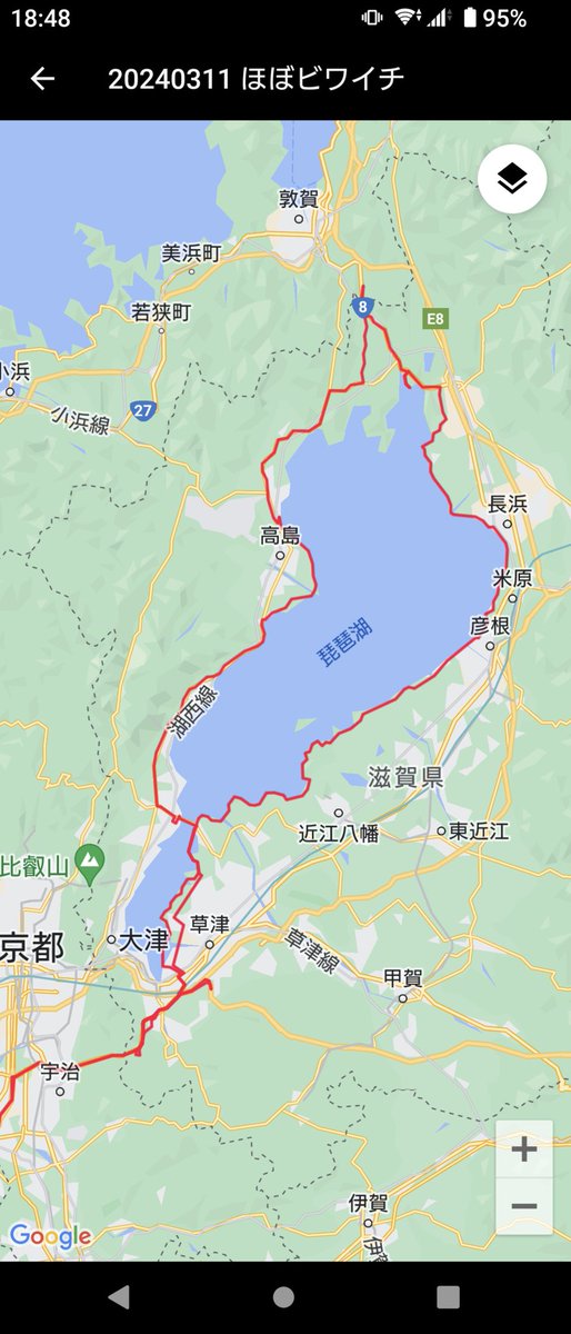arayaswallow's tweet photo. 琵琶湖だいたい一周してきた。
さむかった。 https://t.co/t4hXA61Onc