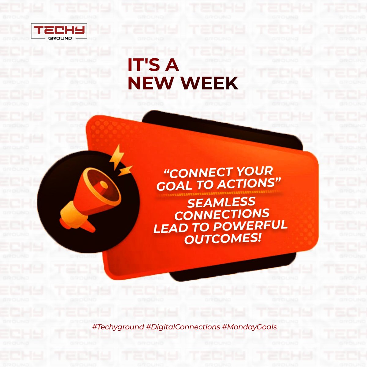 Happy New Week ! 😁☺️

Connect Your Goal(s) To Actions, TODAY !!!!! 🔌

#TechyGround #digitalconnection #mondaygoals #MarketingMasters #Gohighlevel #clickfunnels #sales #marketing #funnelbuilder #landingpagedesign #coach #salesfunnel #webinar #ghl