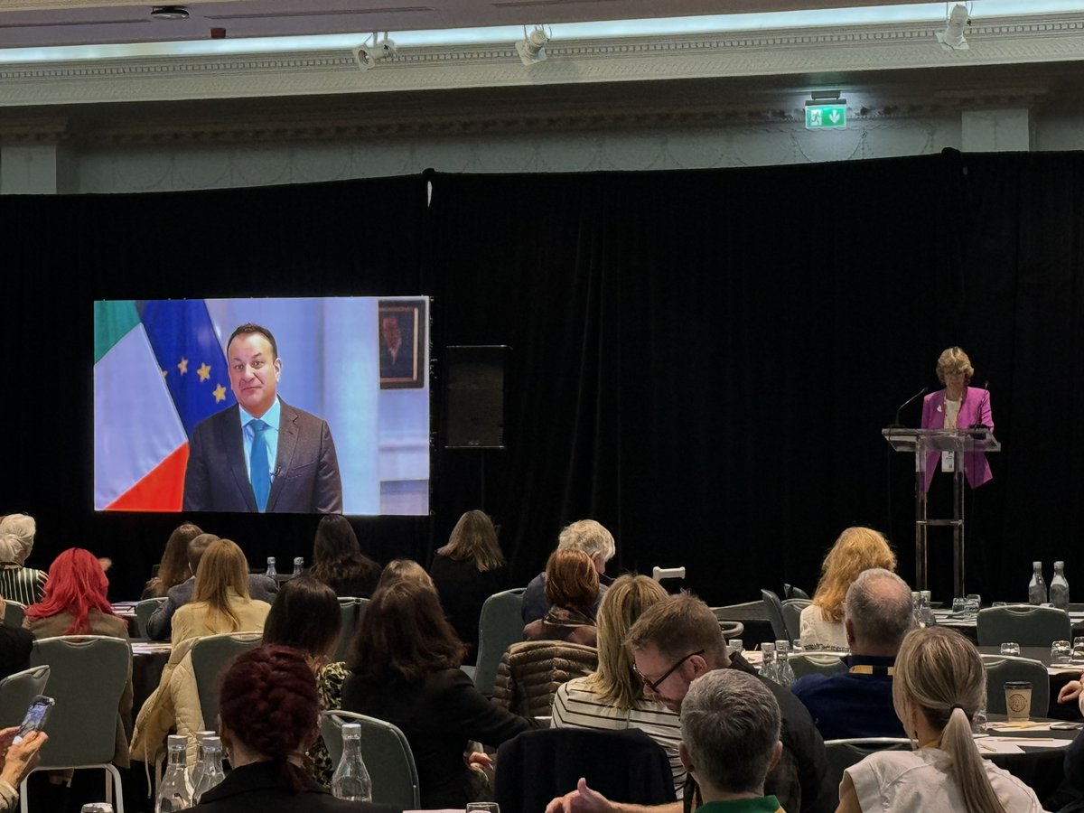 Professor @AvrilDrummond1 opens the #ELASF2024 with a special welcome from the Taoiseach @LeoVaradkar. View his full speech here👉bit.ly/3PeZb63