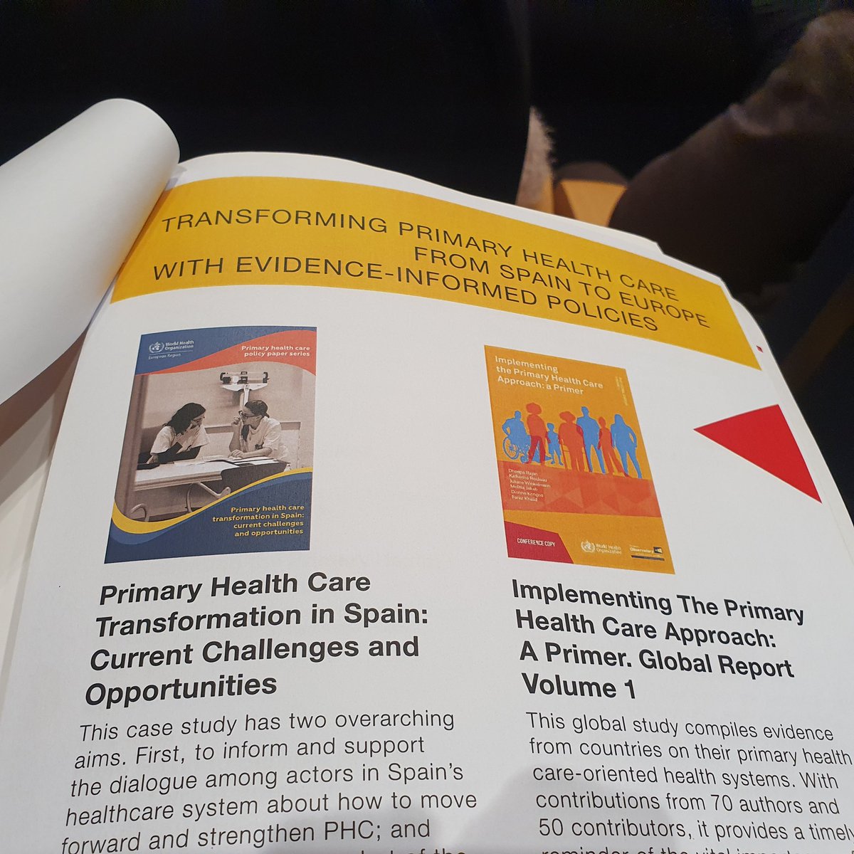 'La importancia de acercar a las generaciones más jóvenes de profesionales de la salud a la #AtenciónPrimaria' reflexión de @DalilSuraya @WHO_Europe en Transforming Primary Health Care: From Spain to Europe. @sanidadgob