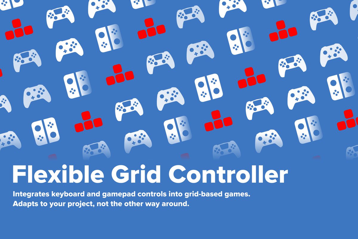 crookedhead_'s tweet photo. 🚀 Exciting news! Flexible Grid Controller is now available on the #Unity #AssetStore! Perfect for adding ⌨️/🎮support to grid-based games. Works great with TBS Framework &amp; more. Grab it at 50% off for the first 2 weeks! Check it out ➡️ https://t.co/V8nuEyQyXv #indiedev  #GameDev https://t.co/5yQ56i60bw