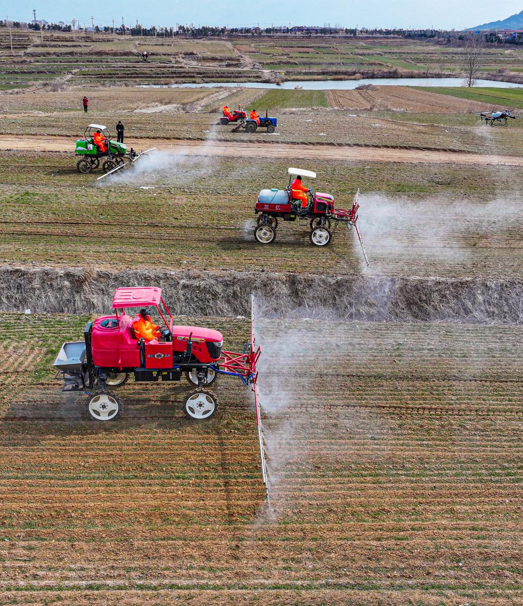 iShandong's tweet photo. Agricultural machinery companies, especially in #Shandong, play a key role in sustaining #China's grain production. With more than 2,000 related enterprises, Shandong accounts for a quarter of the country's agricultural machinery production 🚜. Its extensive product range, including 3,500 varieties, comprehensively supports farming needs. #ShandongDevl #QualityGrowth