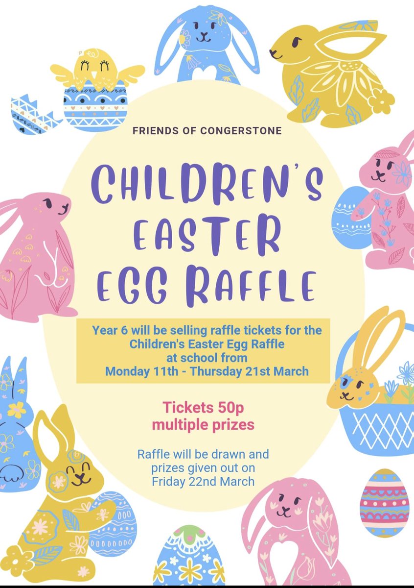 *Donations for Chocolate Egg and Easter Hamper Raffles**
Please bring items in to School this week Monday 11th - Friday 15th March. Thank you