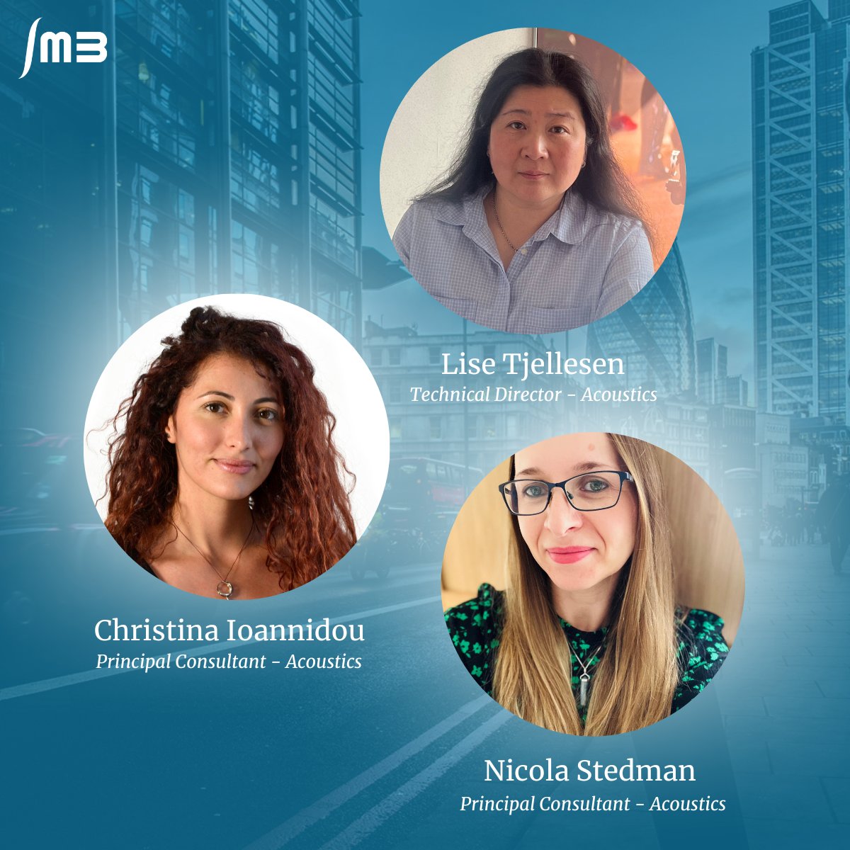 We are thrilled to have strengthened our Acoustics team who are ready to assist with any acoustic issues you may have. Technical Director Lise Tjellesen and Principal Consultants Christina Ioannidou and Nikki Stedman bring a combined 60 years of acoustic know how to Mayer Brown.