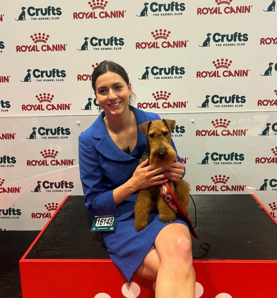 We love to shout about the successes of our team inside and outside of work. Jade competed in <a href="/Crufts/">Crufts</a> with Isla and won Welsh Terrier Post Graduate Bitch Class! 
Well done Jade and Isla! 🏆🐾
#Crufts2024 #FutureCruftsWinner #WelshTerrier