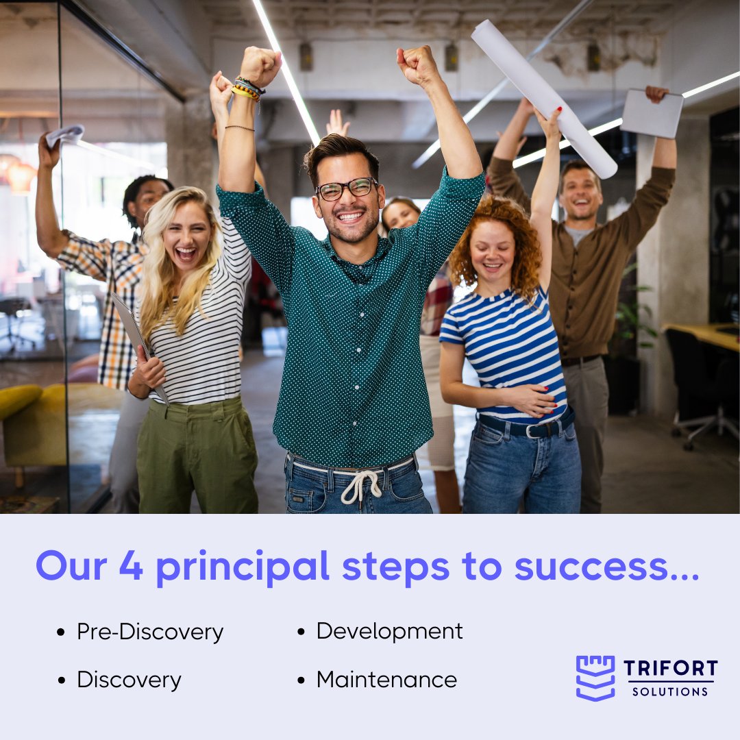 TrifortUK's tweet image. We adhere to a structured 4-step plan to guarantee the delivery of exceptional, goal-oriented services.

⭐️ Pre-Discovery
⭐️ Discovery
⭐️  Development
⭐️  Maintenance

E-mail: hello@trifort.co.uk
Phone: 0800 001 6933

#automationsolutions #digitaltransformation #cvscreening