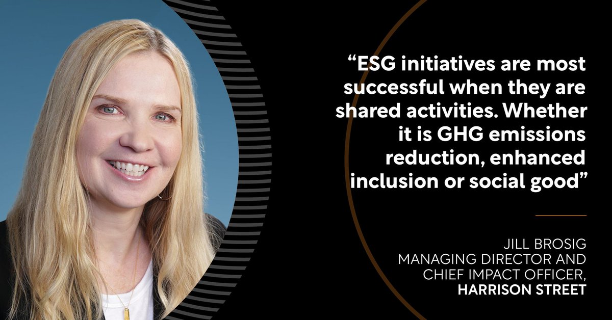 SustainMagBC's tweet photo. Dive into the World of Sustainable Investment with Jill Brosig, MD & Chief Impact Officer at Harrison Street. ๐ก "ESG is part of our entire investment lifecycle," says Brosig.
โก๏ธ https://t.co/yoUT2SvQdf
Powered by: Xeal
#SustainableInvesting #ESGLeaders #ImpactfulInvestments https://t.co/KcZncAD3No