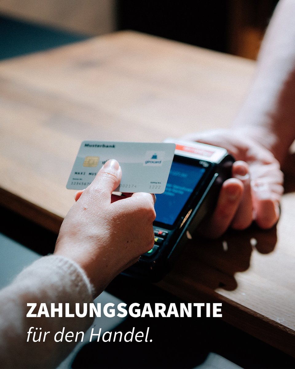girocard (@girocard) on Twitter photo Die #girocard ist die #Debitkarte, der Nutzer:innen und Handel gleichermaßen vertrauen. Ein entscheidender Faktor für Händler:innen ist dabei die Zahlungsgarantie, bei jeder erfolgreichen Transaktion durch das kartenausgebende Institut. Garantiert und zuverlässig. 💡 Die #girocard ist die #Debitkarte, der Nutzer:innen und Handel gleichermaßen vertrauen. Ein entscheidender Faktor für Händler:innen ist dabei die Zahlungsgarantie, bei jeder erfolgreichen Transaktion durch das kartenausgebende Institut. Garantiert und zuverlässig. 💡