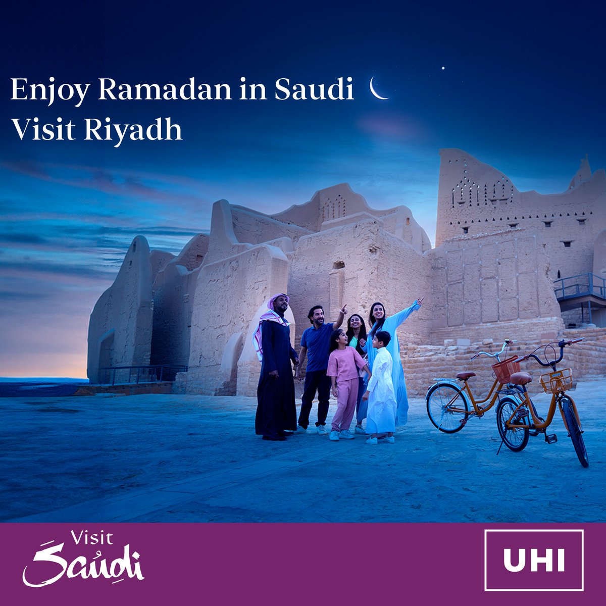 Ready for a whole new world this Ramadan in Saudi!🌙
New locations, events, and activities for everyone to enjoy! ✨

Visit Riyadh in Ramadan and don't miss all the fun.

Read more: tinyurl.com/37vye8bc
Book now: uhitravel.com

#ramadan2024 #ramadanmubarak #UHI