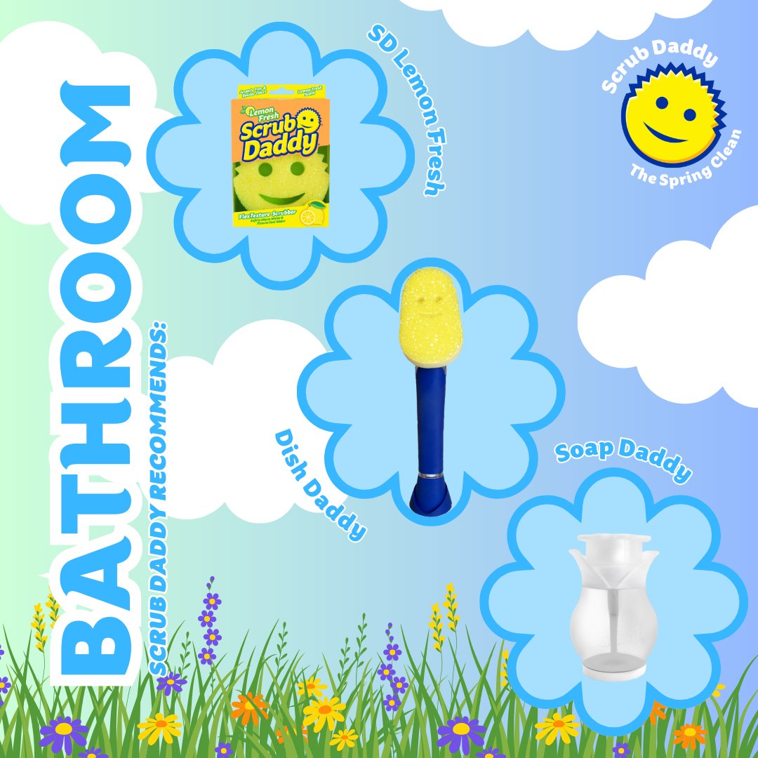Another week, another room for spring cleaning! 🤩

Week 2: Bathroom time 🛁

#scrubdaddy #scrubdaddyuk #springclean
