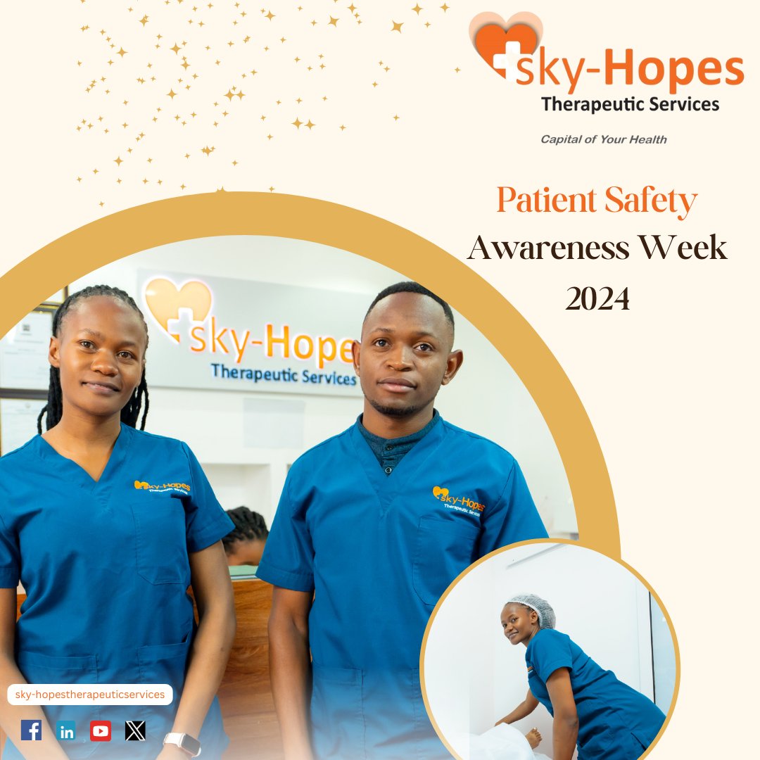 Joining other medical practitioners and health care-givers to support the campaign for Patient Safety Awareness Week, celebrated (10th – 16th March, 2024) emphasizing the importance of adhering to safety medical standard. THEME: Safer Together! #safetytogether #wellnesscenter
