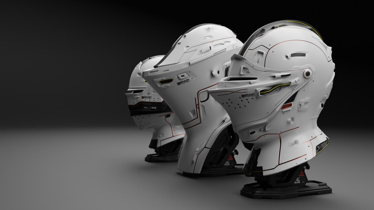 ESPER995's tweet photo. Sci-Fi Helmets | Gian Gian
https://t.co/qAHGcLcoeb https://t.co/14DpDaeSRg