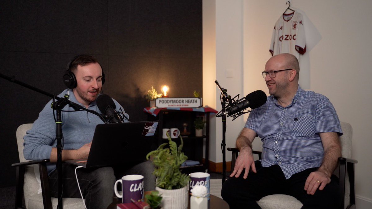 Q&amp;A <a href="/ClaretBluePod/">Claret & Blue</a> episode in the bag and out later this evening - a good old chinwag with <a href="/MatKendrick/">Mat Kendrick</a> about all things #avfc