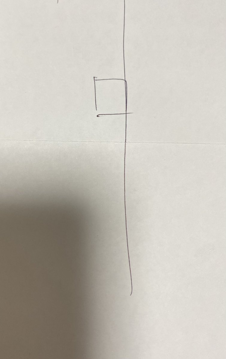 車庫証明取るのに地図書かなきゃいけないんだけど、画力と目印の無さでこんな感じ🫠