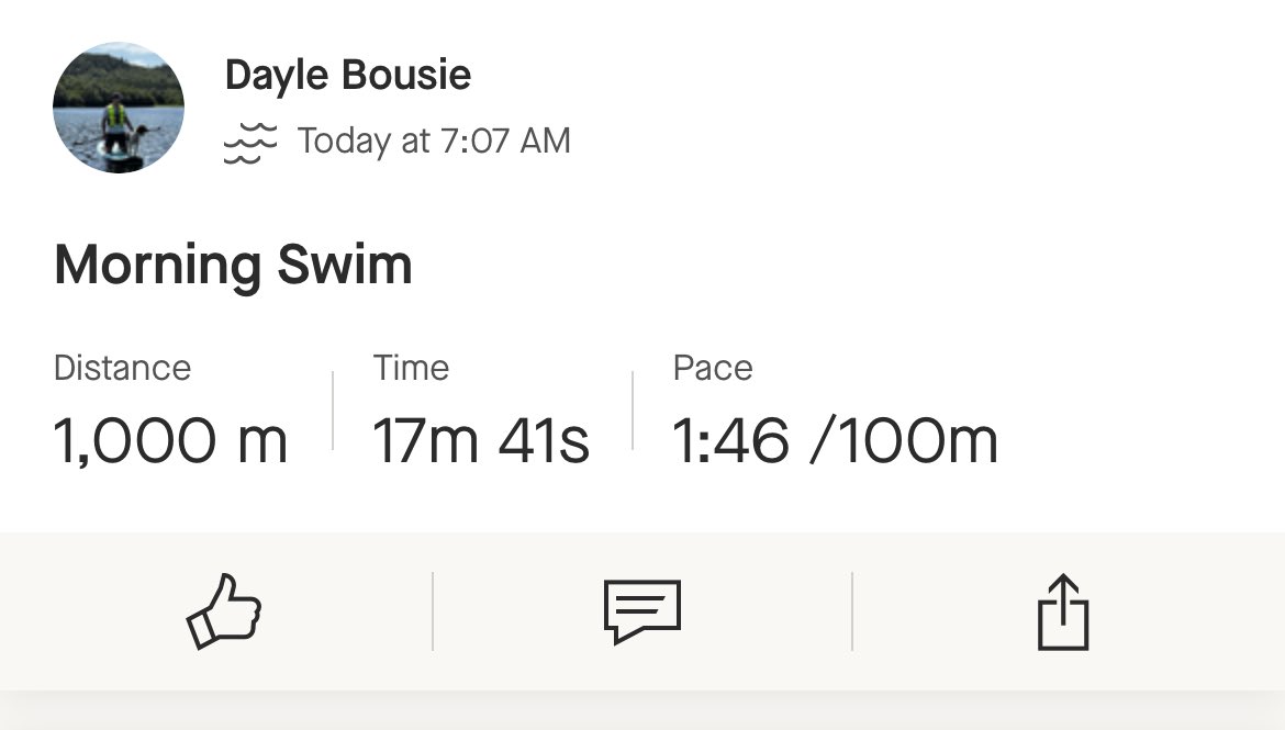 DayleBousie's tweet photo. Like a fish out of water! Screenshot isn’t a true reflection 🥵. The comeback definitely isn’t on the cards anytime soon. https://t.co/Z5ZvxZzH1j