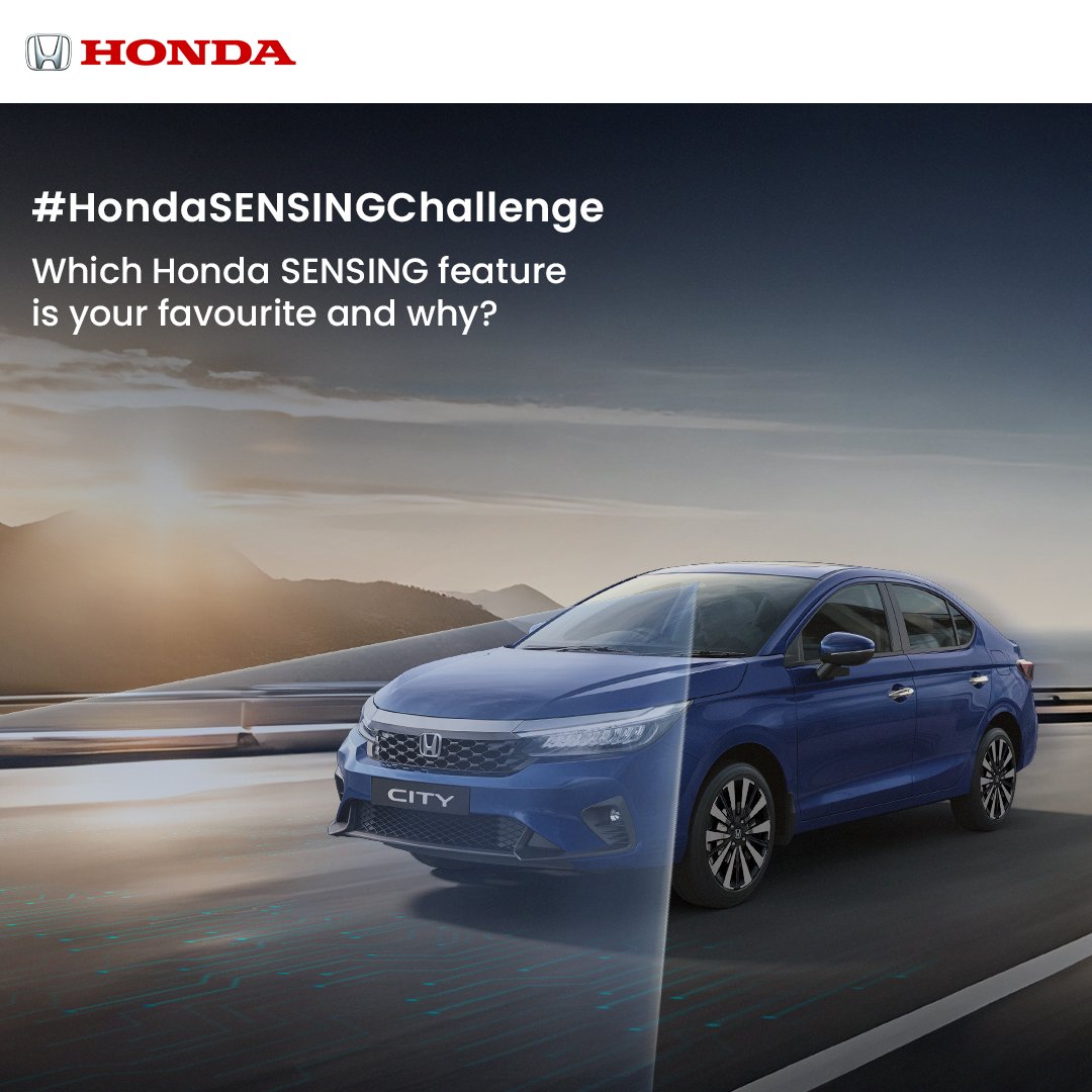 Q.4 Tell us which Honda SENSING feature is your favorite and why?

Let us know in the comment section and stand a chance to win exciting prizes.

#HondaSENSINGChallenge #HondaContest #HondaCarsIndia #HondaCars