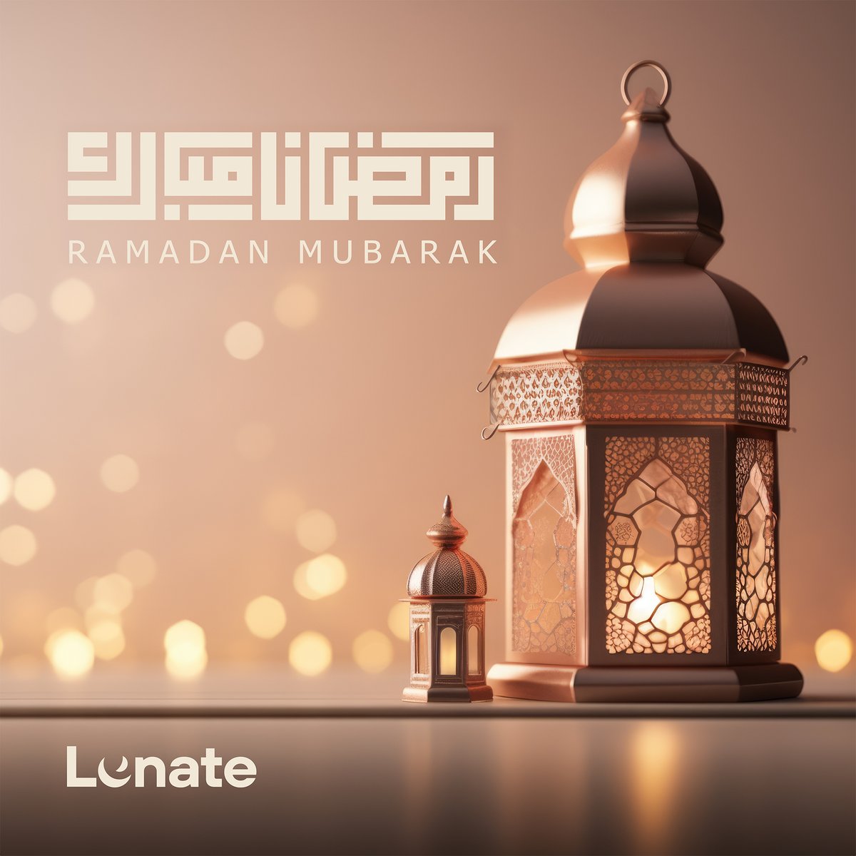 بحلول شهر رمضان المبارك نتمنى أن يعيده الله علينا وعليكم بالخير واليمن والبركات.

As the crescent moon ushers in the holy month of Ramadan, we extend our warmest wishes to you and your family

May this Ramadan be filled with peace and prosperity. Ramadan Mubarak 🌙