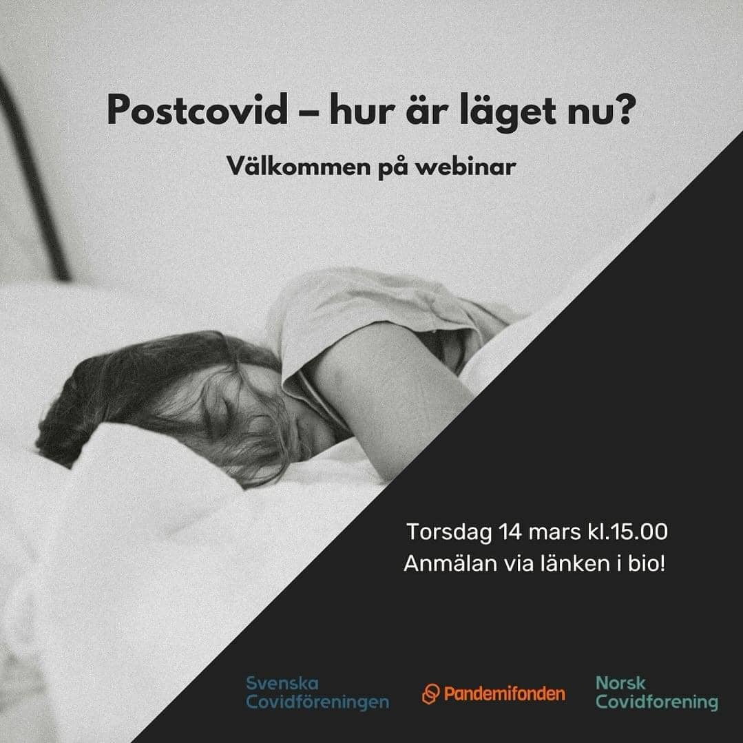 I dag er det fire år siden WHO erklærte covid-19  en pandemi. Mange har fremdeles ikke kommet tilbake til et friskt liv.

Velkommen til webinar om long covid der vi stiller spørsmålet: Hvordan er situasjonen nå?

Nå på torsdag kl. 15! Meld deg på her: postcovid-webinar.confetti.events
