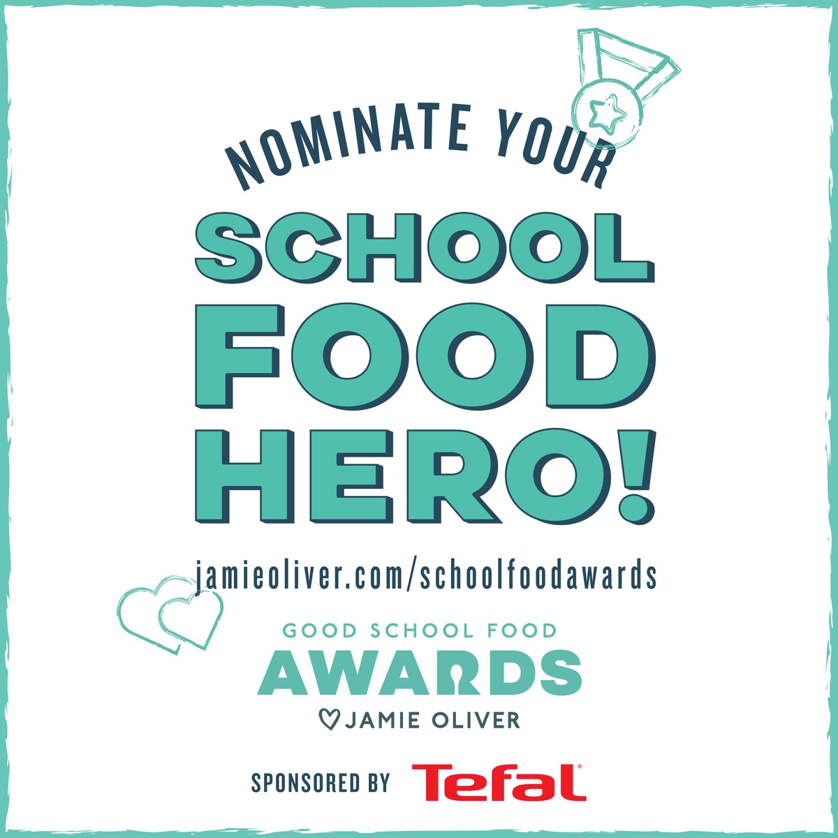 Calling all schools and head teachers -nominations for @jamieoliver’s #GoodSchoolFoodAwards now open! Check out the categories and nominate or apply 👉 bit.ly/3uSIx52