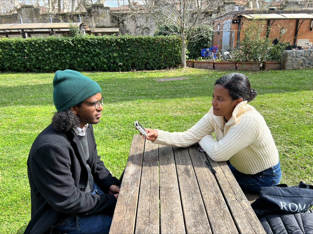SantAnnaPisa's tweet photo. #AfricaConnect 
🎤 @BBCAfrica at Sant'Anna School of Advanced Studies to report on the academic life of university students, with a special focus on those from Ethiopia.
🌍 @cap_leonardo presented the @AfriconnectSSSA project for the occasion.
📸 Some backstage pictures. https://t.co/mBut0BvHBa